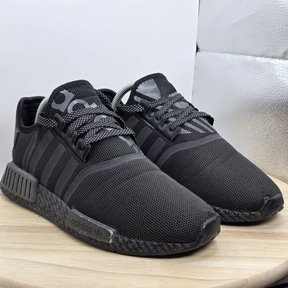 Adidas NMD R1 Print Boost Black Size 8 Sneakers Shoes FV6989 - Picture 5 of 11